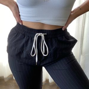 Alexander Wang Pinstripe Jogger Pants